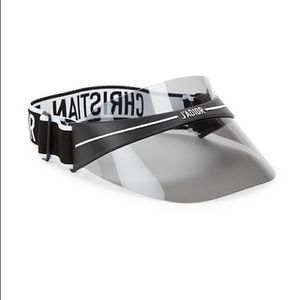 BRAND NEW DIORCLUB1 DIOR LOGO VISOR BLACK